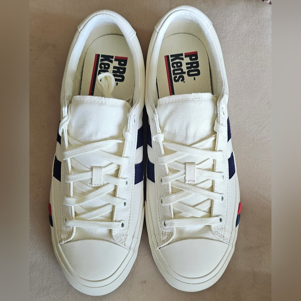 Keds White and Navy Sneakers
